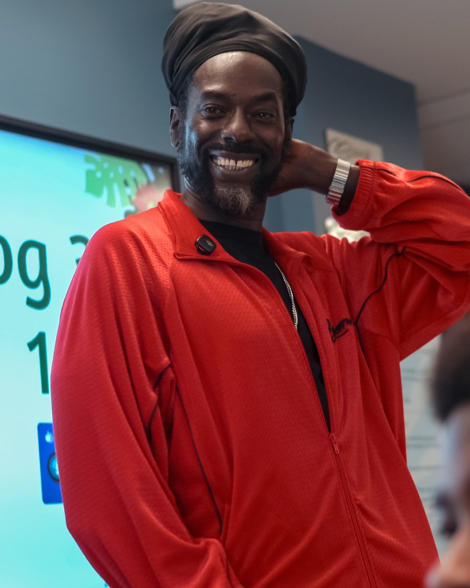 Buju Banton during a Meet Your New Principal school visit